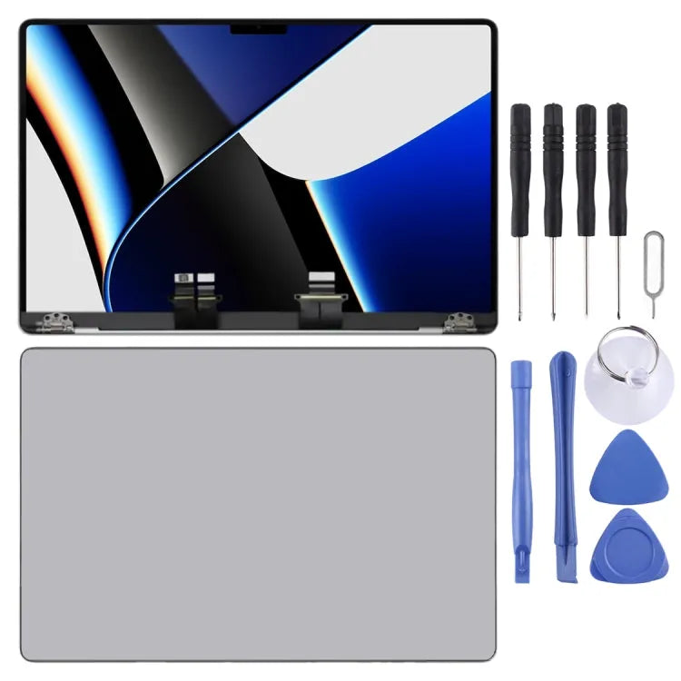 Volledig LCD-scherm voor MacBook Pro 16 inch M1 A2485 EMC3651 (2021) (zilver)