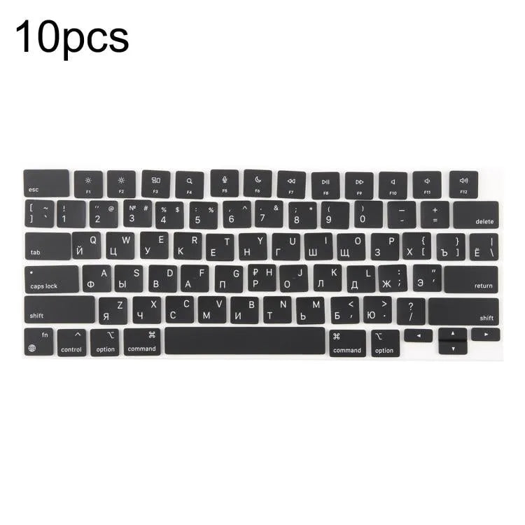 Toetsenbordtoetsen US kleine Enter Russisch 10 stuks voor MacBook A2442 A2485 A2779 A2780 A2991 A2992 A2918