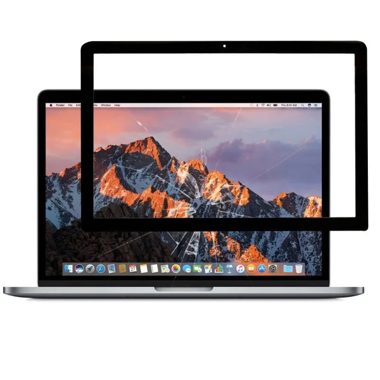 Buitenste glaslens voorscherm voor MacBook Pro A1278 (zwart)