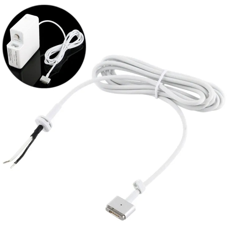 Power adapter oplader T-tip 45W 60W 85W magnetische kabel voor Apple MacBook (wit)