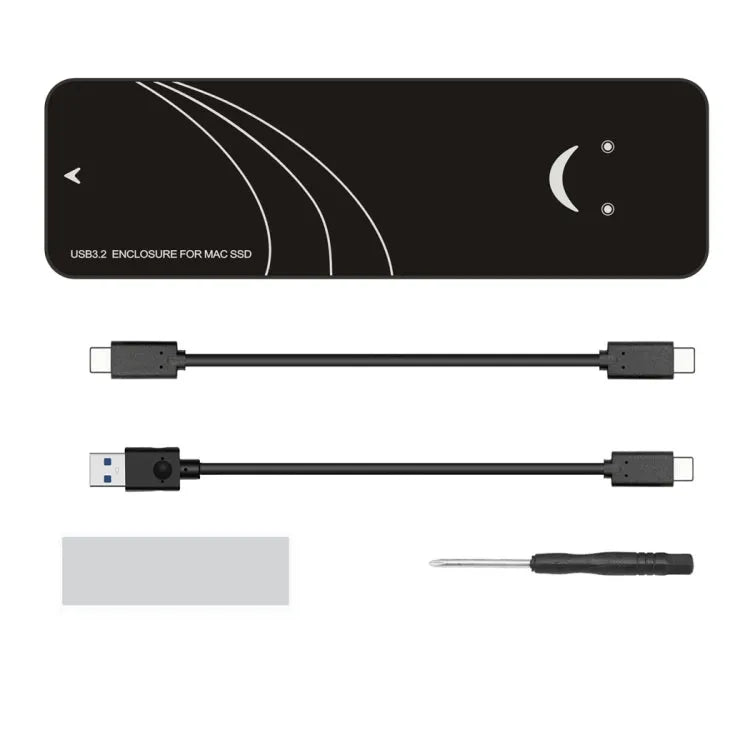 USB3.2 SSD-behuizingsadapter 20 Gbps C-C-set voor MacBook Air Pro (2013-2017)