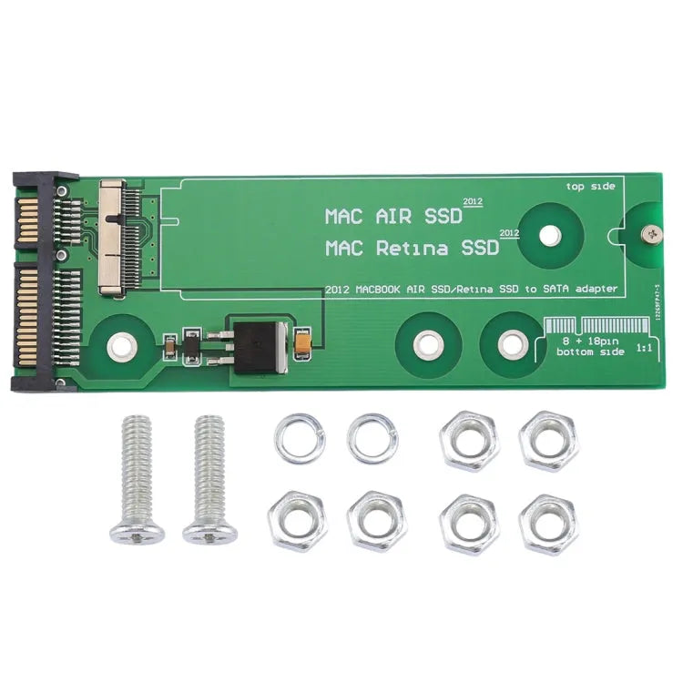 SSD-naar-SATA-adapter voor MacBook Air 11,6 inch A1465 en 13,3 inch A1462 (2012)