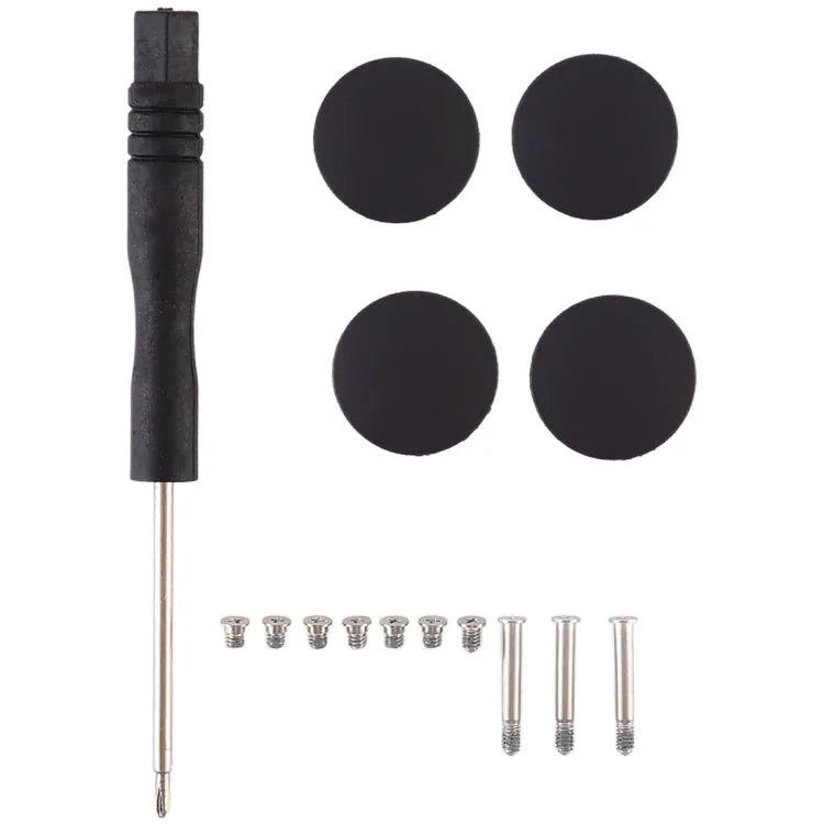 Bodemrubber, schroeven en schroevendraaier (3-in-1 set) voor MacBook Pro A1278 A1286 A1297