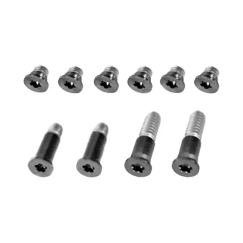 10-in-1 schroefdeksel onderkant voor MacBook Air Retina 13 inch A1932 EMC3184 (2018, zwart)