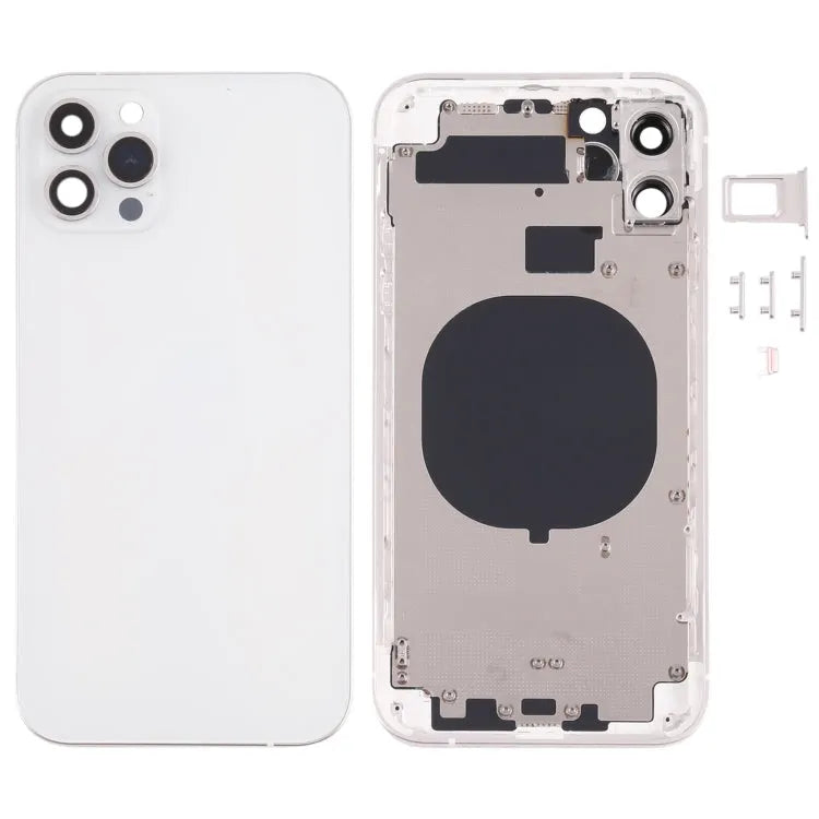 Achterbehuizing met uiterlijk van 13 Pro voor iPhone 11 (wit)