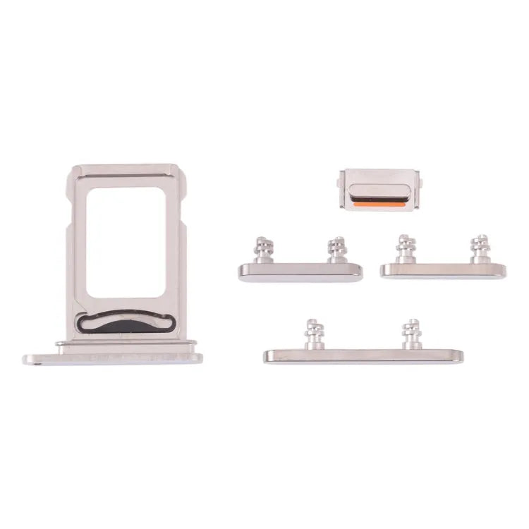 SIM-kaartlade en zijknoppenset voor iPhone 13 Pro (wit)