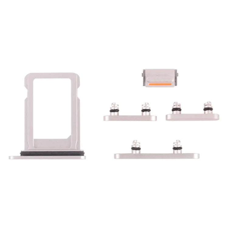 SIM-kaartlade + zijtoetsen-set voor iPhone 13 (Starlight)