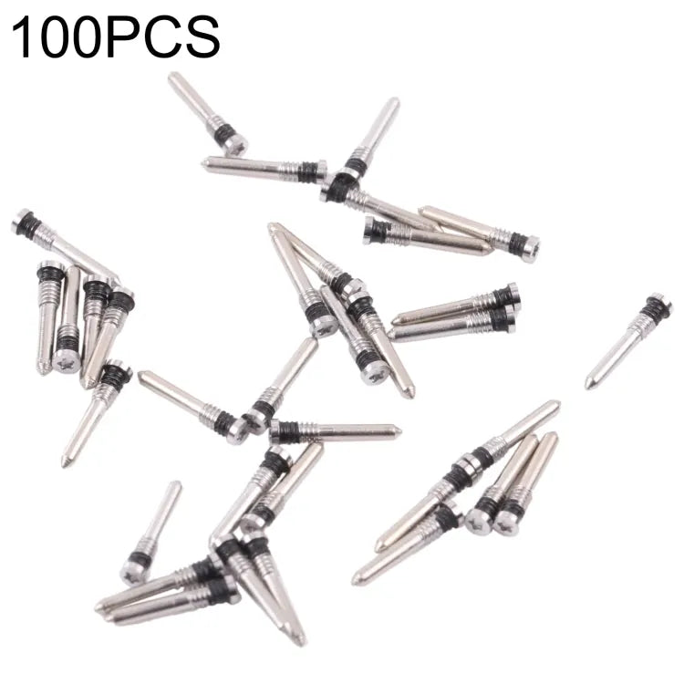 Oplaadpoort-schroefjes 100 stuks voor iPhone 13 Pro (zilver)