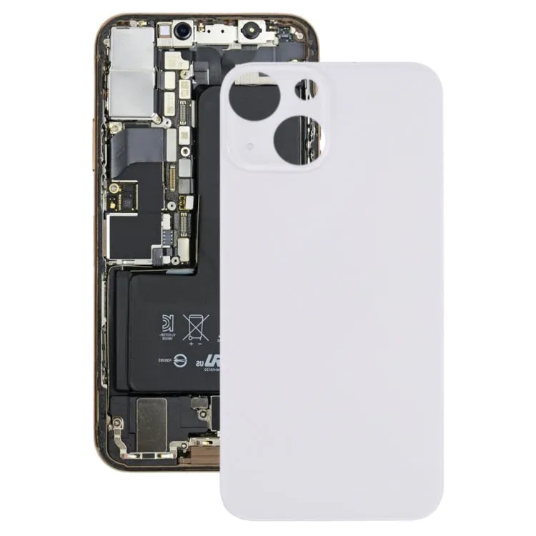 Batterij-achterklep behuizing voor iPhone 13 Mini (wit)