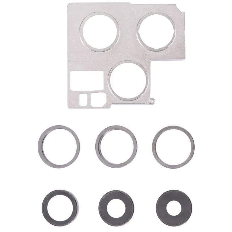 Cameralens-afdekking met beugel voor iPhone 13 Pro Max (grafiet)