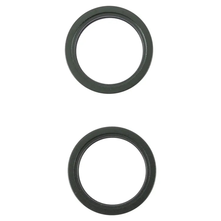 Set van 2 metalen camera-lensringen voor iPhone 13 (groen)