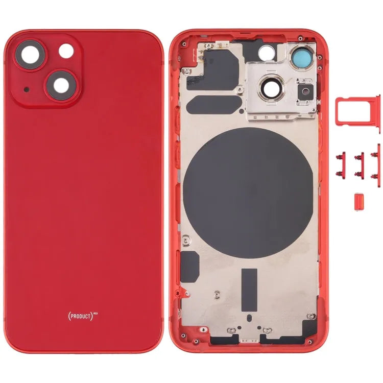 Achterbehuizing met SIM-lade, knoppen en cameralens voor iPhone 13 Mini
