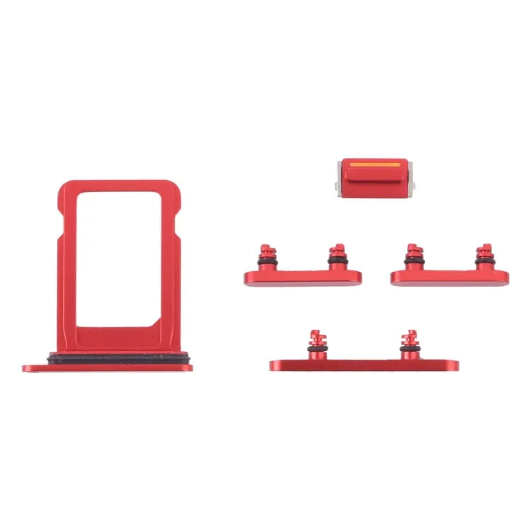 SIM-kaartlade met zijtoetsenset voor iPhone 13 mini (rood)
