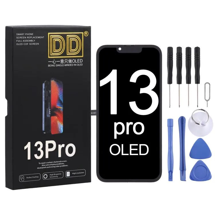 Zacht OLED-scherm met digitizer volledige montage voor iPhone 13 Pro