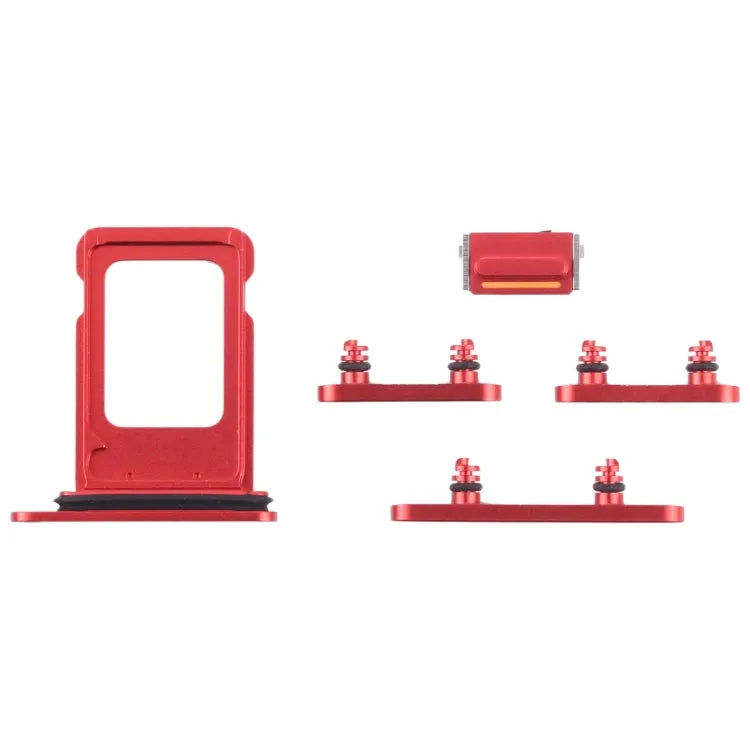 SIM-kaartlade met zijtoetsenset voor iPhone 13 (rood)