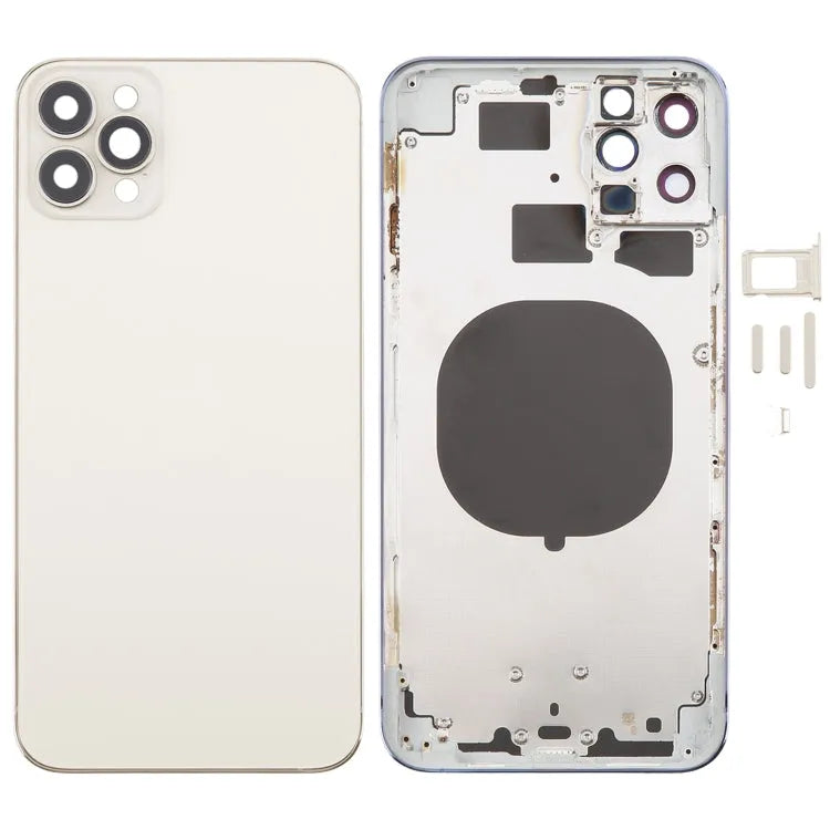 Achterbehuizing met iPhone 13 Pro Max-look voor iPhone 11 Pro Max (goud)