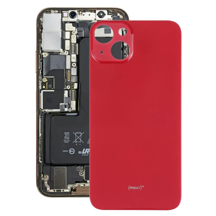 Achterbehuizing met batterijklep voor iPhone 13 (rood)