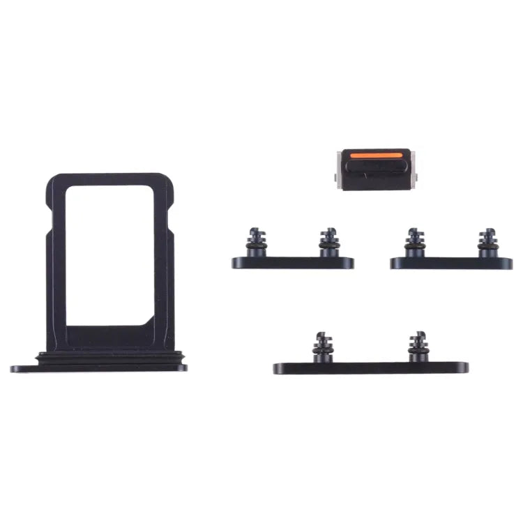 SIM-kaartlade en zijknoppenset voor iPhone 13 (middernacht)