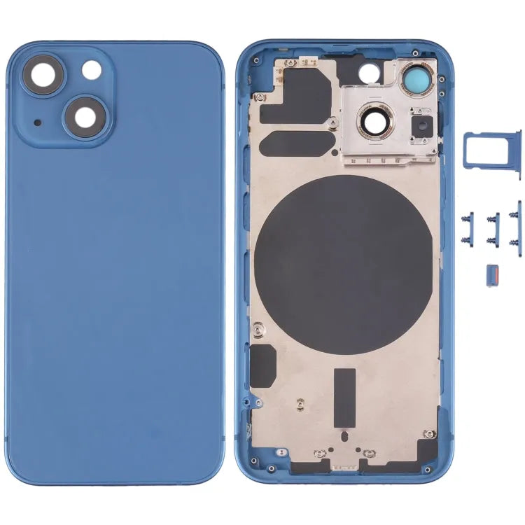 Achterbehuizing met SIM-lade, zijknoppen en cameralens voor iPhone 13 mini