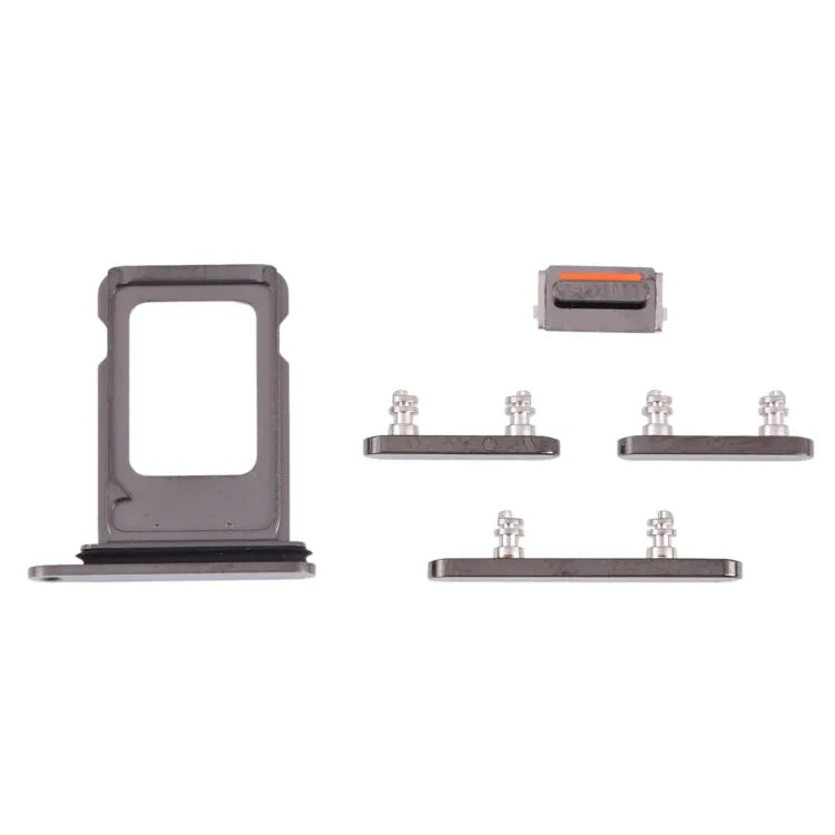 Dubbele SIM-kaartlade en zijknoppen voor iPhone 13 Pro (grafiet)
