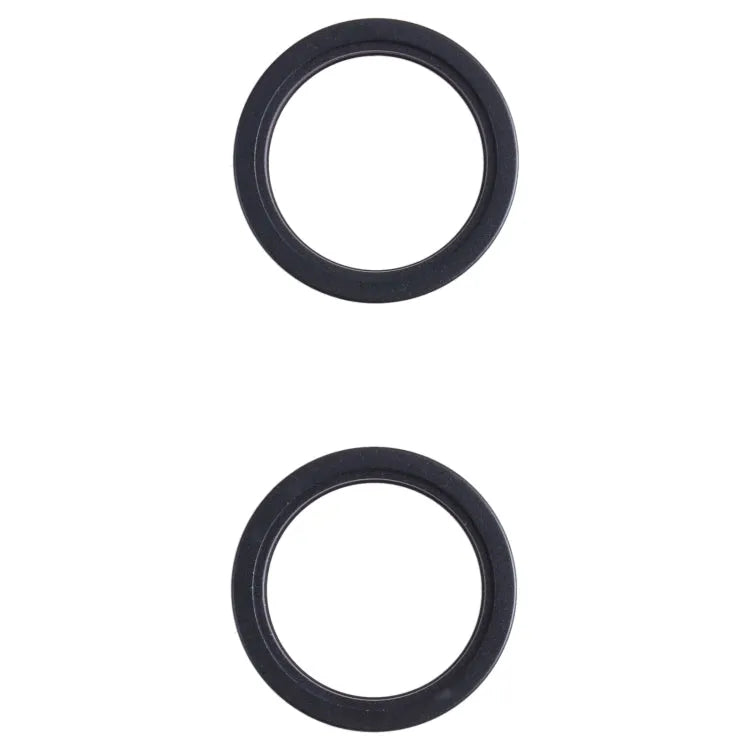 Achtercamera lensring buitenkant (2 stuks) voor iPhone 13 mini (zwart)