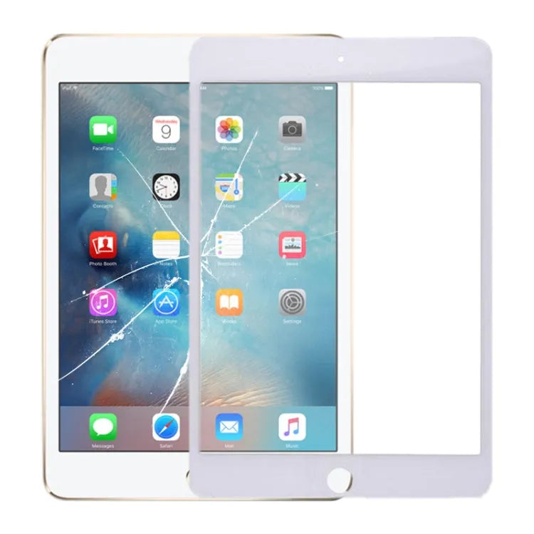 Buitenste glaslens voor iPad mini 4 A1538 A1550 (wit)