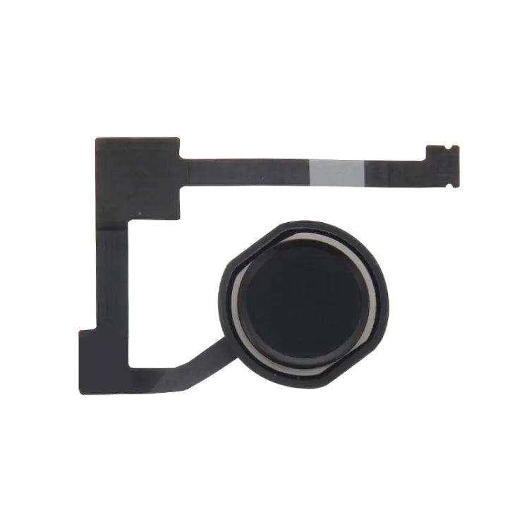 Home-knop flexkabel met vingerafdrukherkenning voor iPad Air 2 / iPad 6 (zwart)