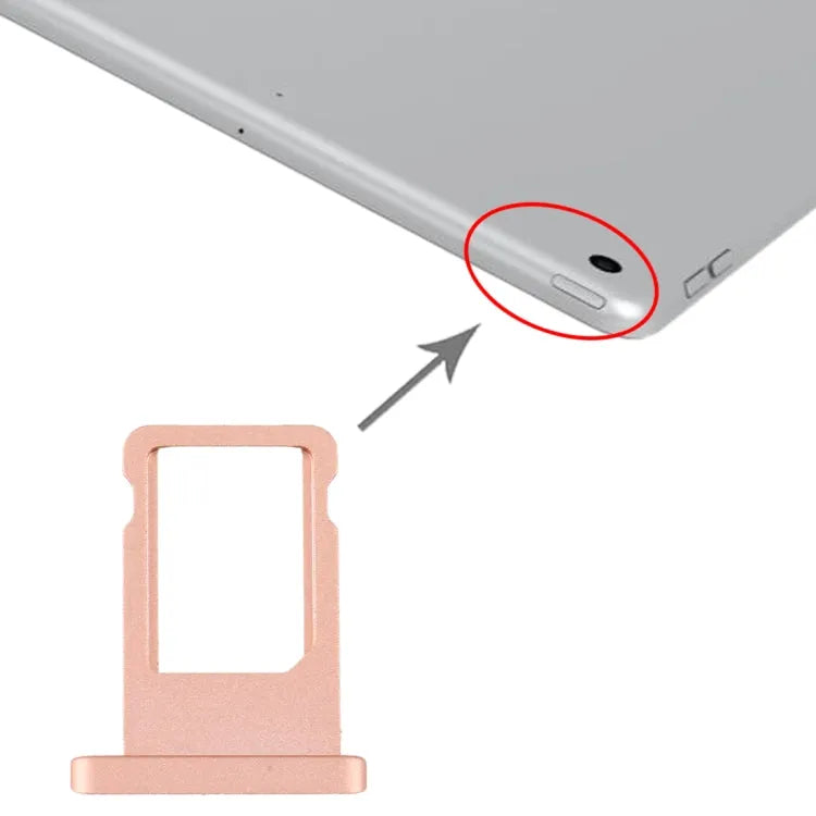 Simkaarthouder voor iPad 10,2 inch A2200 A2198 A2232 (goud)