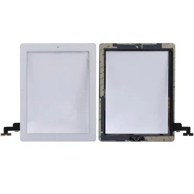 Aanraakpaneel met Home-flex en montagelijm voor iPad 2 A1395 A1396 A1397 (wit)