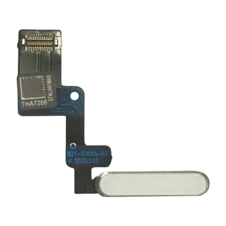 Power-knop vingerafdruk flexkabel voor iPad Air 2020 / Air 4 A2324 A2072 A2325 (wit)