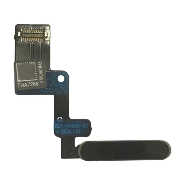 Power-knop vingerafdruk flexkabel voor iPad Air 2020 / Air 4 A2324 A2072 A2325 (zwart)