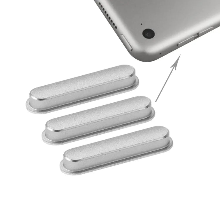 Zijtoetsen set (3 stuks) voor iPad Air 2 / iPad 6 (grijs)