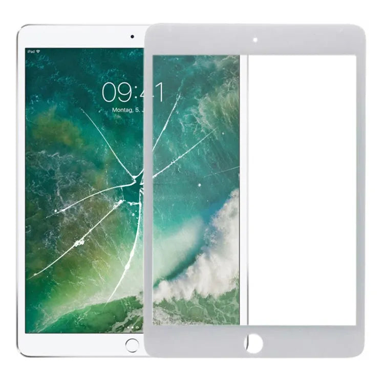 Buitenste glazen frontlens voor iPad Pro 9,7 inch A1673 A1674 A1675 (wit)