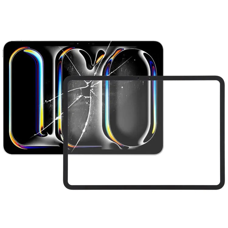Voorscherm glazen lens met OCA-lijm voor iPad Pro 11 inch 2024 A2836 A2837 A3006