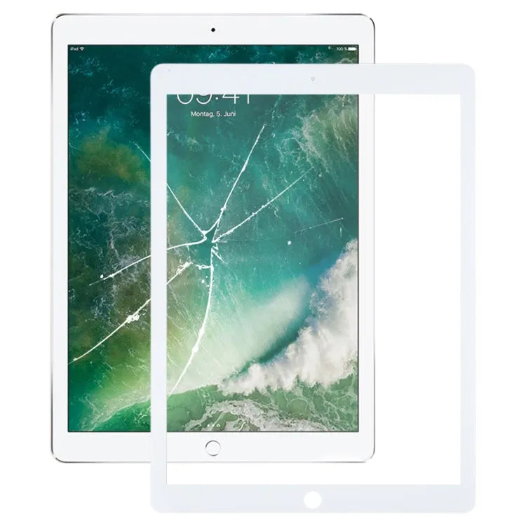 Voorscherm glazen lens met OCA-lijm voor iPad Pro 12,9 inch 2017 (wit)