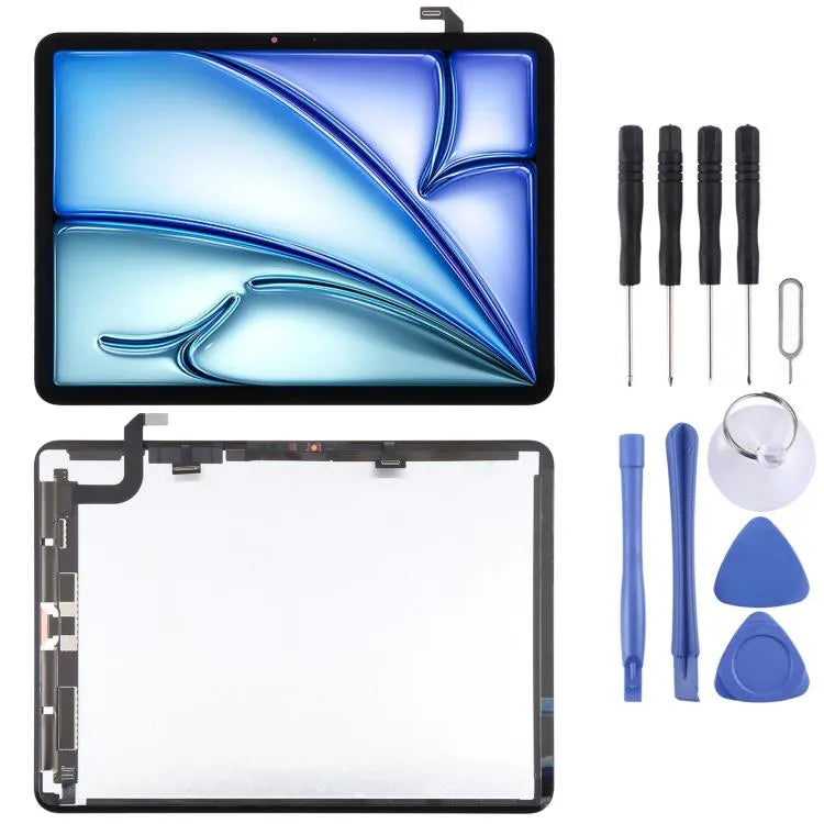 Origineel IPS LCD-scherm met digitizer (volledige montage, zwart) voor iPad Air 11 inch (2025) A3266 A3267 A3270