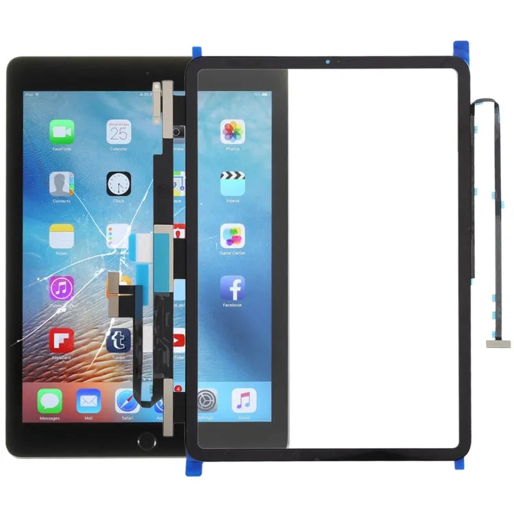 Touchpanel voor iPad Pro 12,9 inch A1876 A1895 A1983 A2014 (2018, zwart)