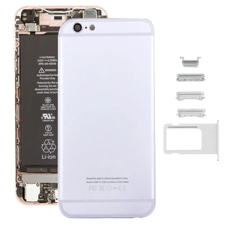 Achterbehuizing 5-in-1 voor iPhone 6s (zilver)