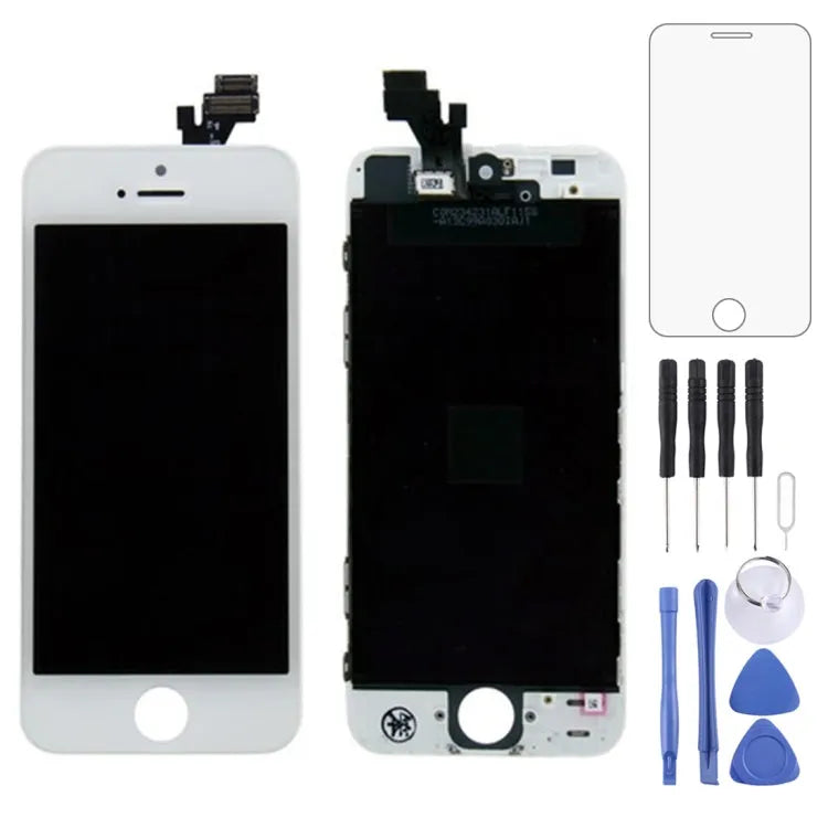 LCD-scherm met digitizer en frame voor iPhone 5 (wit)