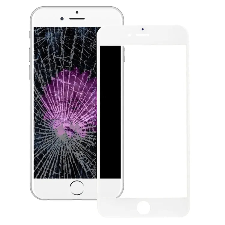 Buitenste glaslens met frame en OCA-lijm voor iPhone 6s Plus (wit)