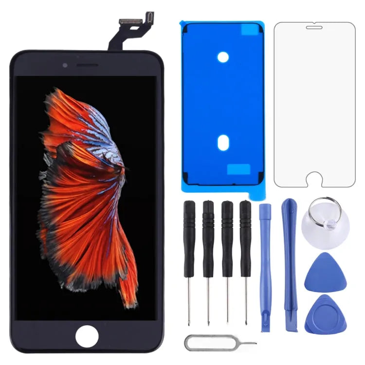 TFT LCD-scherm met digitizer en frame voor iPhone 6s Plus (zwart)
