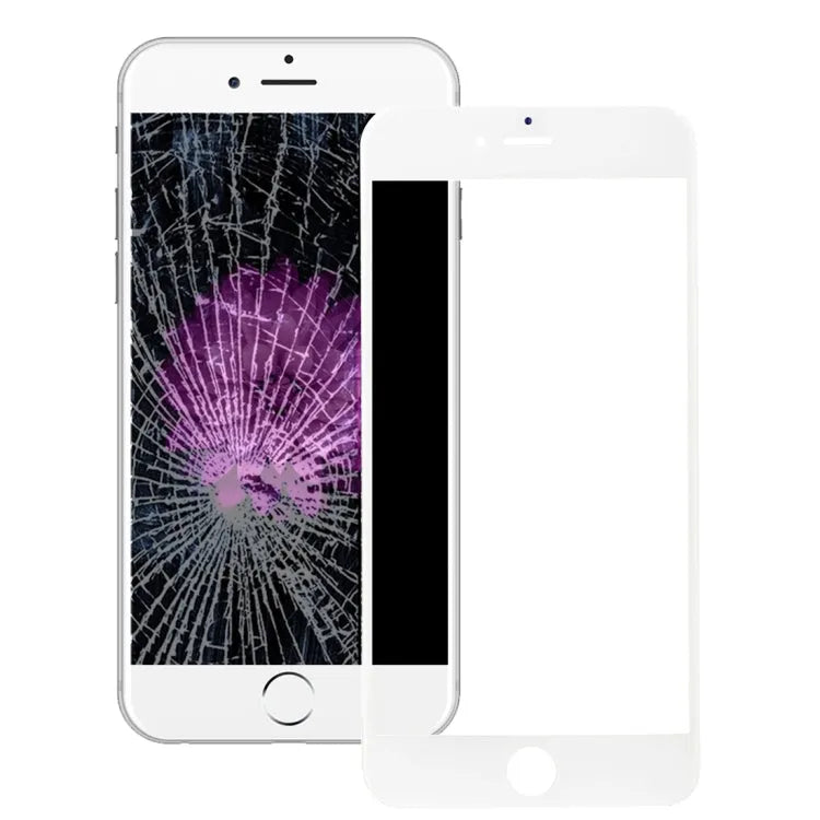 Buitenste glaslens met frame en OCA-lijm voor iPhone 6s (wit)