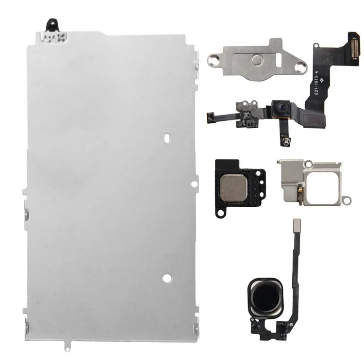 6-in-1 LCD-reparatie onderdelenset voor iPhone 5S (zwart)