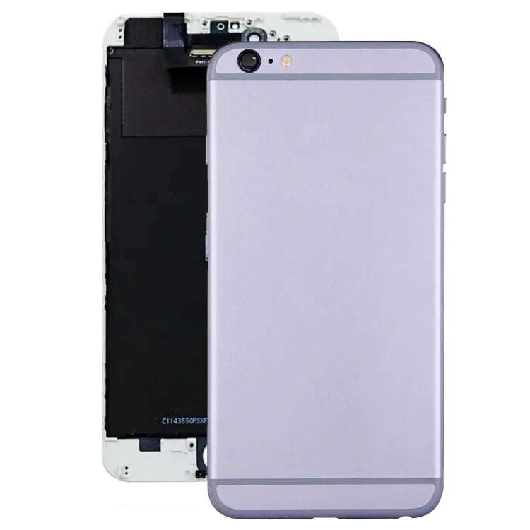 Achterkant met knoppen en flexkabel voor iPhone 6 Plus (grijs)