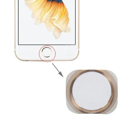 Homeknop voor iPhone 6s (goud)