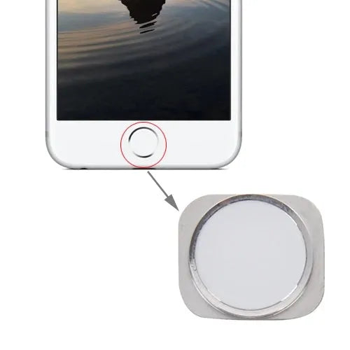 Homeknop voor iPhone 6s Plus (zilver)