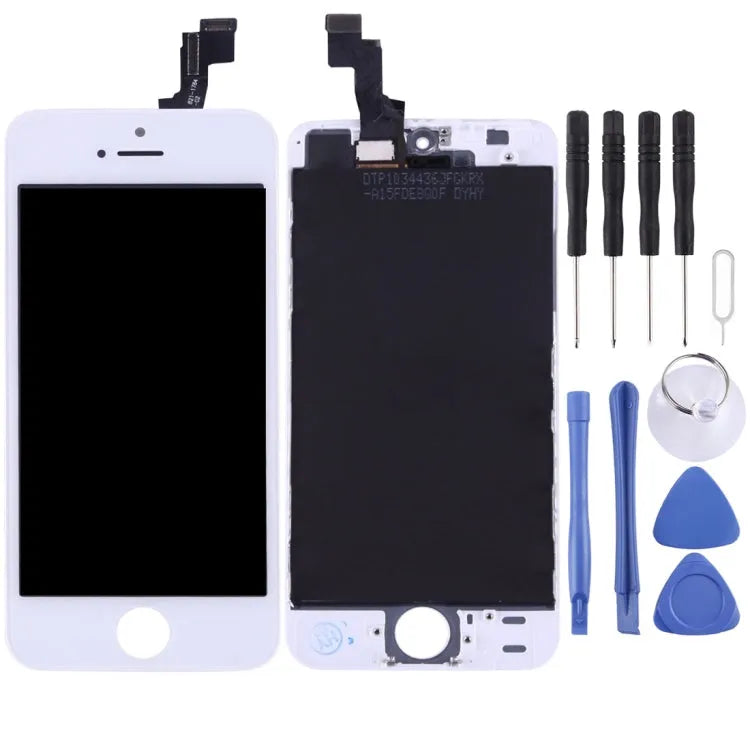 LCD-scherm met digitizer voor iPhone SE 2016 / 5SE (wit)