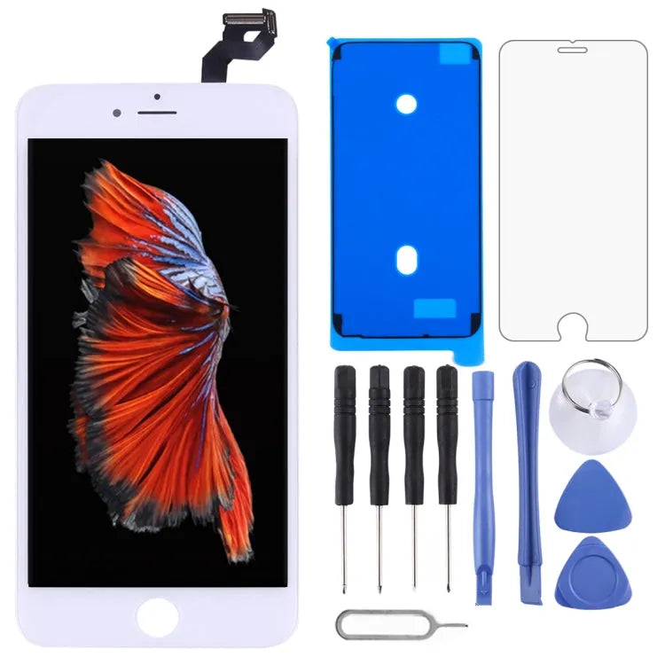 TFT LCD-scherm met digitizer en frame voor iPhone 6s Plus (wit)