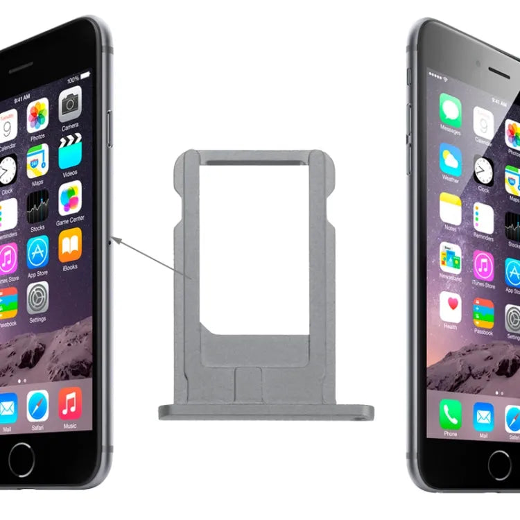 Simkaarthouder voor iPhone 6 (grijs)