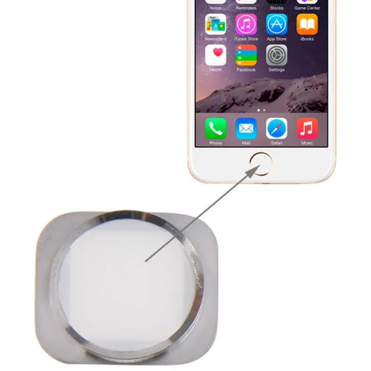 Home-knop voor iPhone 6 (wit, type 1)